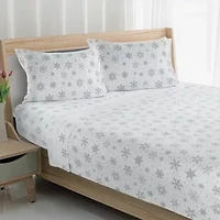 Avanti Winter Wonderland Flannel Sheet Set