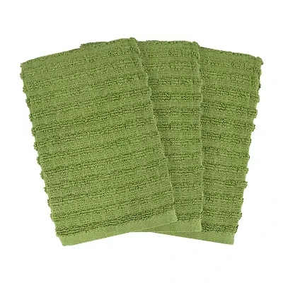 Ritz Royale Solid 3-pc. Dish Cloth Set