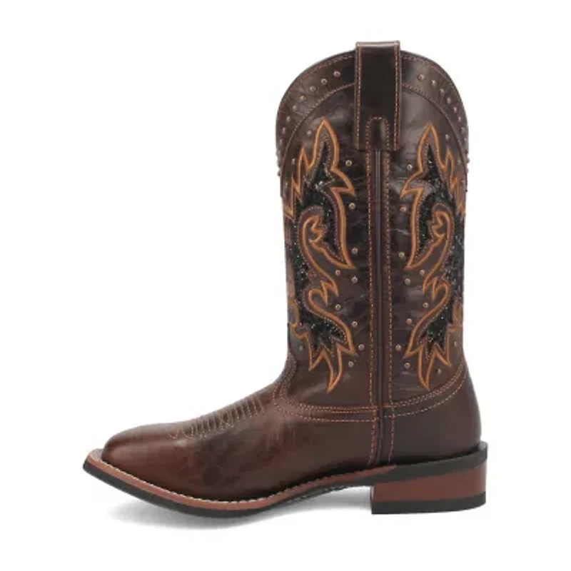 Laredo Womens Lockhart Flat Heel Cowboy Boots