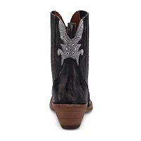 Dan Post Womens Crystal Stacked Heel Cowboy Boots