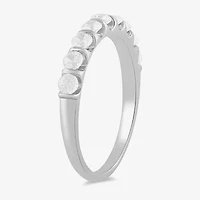 Womens 1/2 CT. T.W. Lab Grown White Diamond 10K Gold Wedding Band