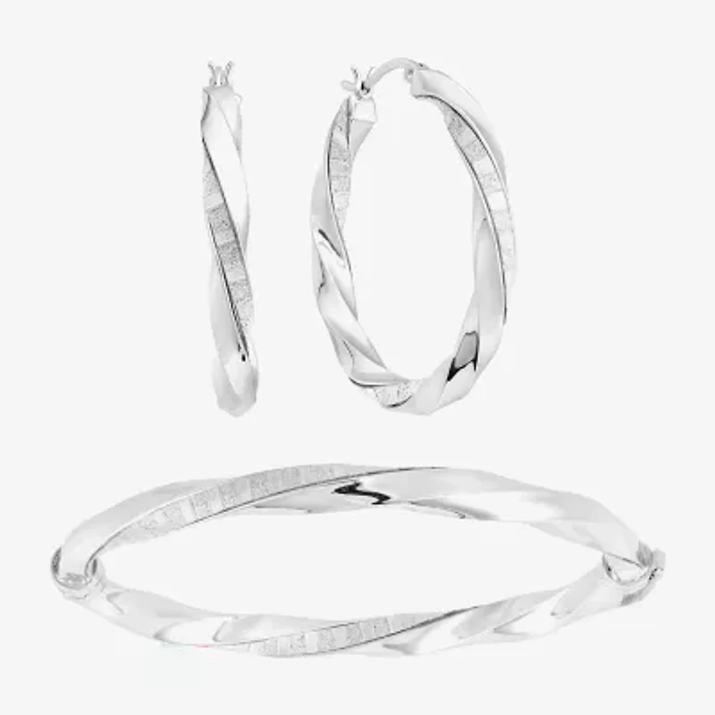 Womens Sterling Silver 2-pc. Jewelry Set