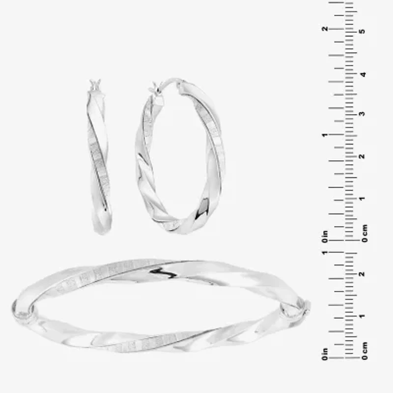 Womens Sterling Silver 2-pc. Jewelry Set