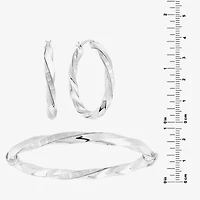 Womens Sterling Silver 2-pc. Jewelry Set
