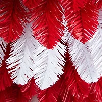 Nearly Natural Pre-Lit Artificial Peppermint 150 Microdot Led Lights 5 Foot Pre-Lit Fir Christmas Tree