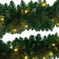 Nearly Natural 5ft Artificial Wall Hanging With 50 Warm White Led Lights Christmas Tree