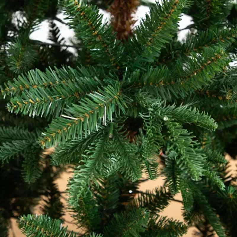 Nearly Natural Pre-Lit Artificial Idaho Mixed Fir 130 Warm White Led Lights 6 Foot Pre-Lit Fir Christmas Tree