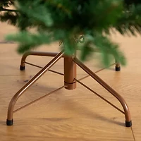 Nearly Natural Pre-Lit Artificial Idaho Mixed Fir 130 Warm White Led Lights 6 Foot Pre-Lit Fir Christmas Tree