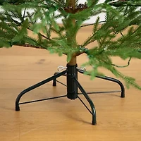 Nearly Natural Pre-Lit Artificial Natural Fresh Cut Fir With Instant Connect Technology And 230 Color Changing Led Dewdrop Lights 6 Foot Pre-Lit Fir Christmas Tree