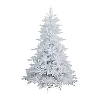 Nearly Natural 7ft Pre-Lit Artificial White California Spruce With 440 Color Changing Led Lights 7 Foot Pre-Lit Spruce Christmas Tree