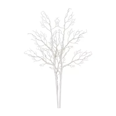 Nearly Natural 35in Pre-Lit Artificial White Birch Branches With 80 Warm White Led Lights 2-pc. Pick