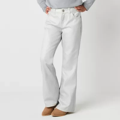 Thereabouts Little & Big Kid Girls Shine Flare Leg Jean