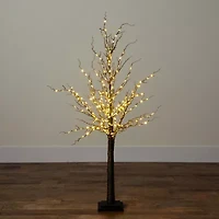 Nearly Natural 4ft Pre-Lit Artificial Twig With 240 Warm White Led Lights 4 Foot Pre-Lit Christmas Tree