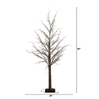Nearly Natural 5ft Pre-Lit Artificial Twig With 360 Warm White Led Lights 5 Foot Pre-Lit Christmas Tree