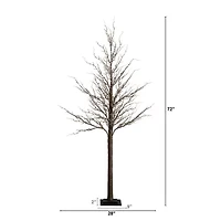 Nearly Natural 6ft Pre-Lit Artificial Twig With 480 Warm White Led Lights 6 Foot Pre-Lit Christmas Tree