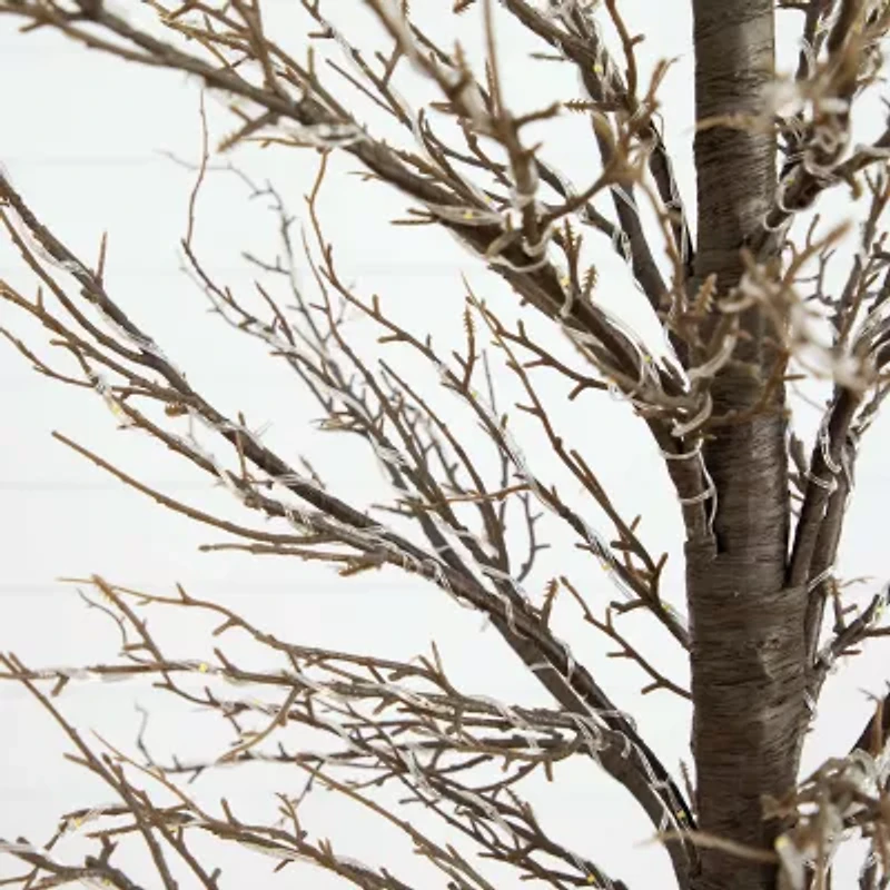 Nearly Natural 6ft Pre-Lit Artificial Twig With 480 Warm White Led Lights 6 Foot Pre-Lit Christmas Tree