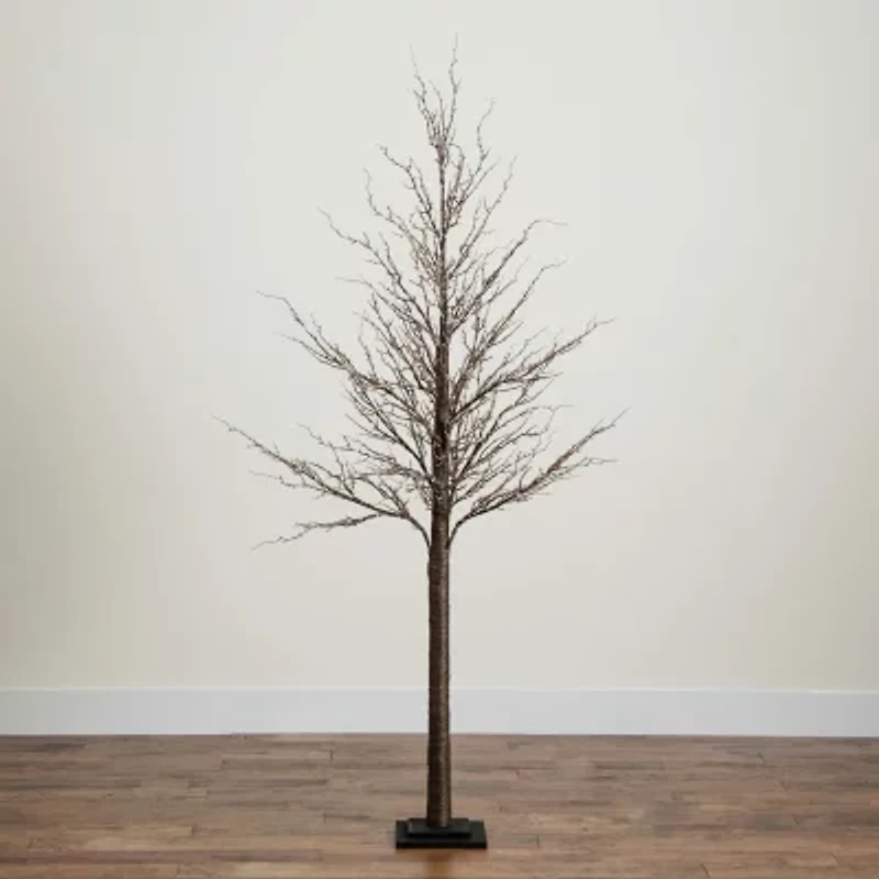 Nearly Natural 6ft Pre-Lit Artificial Twig With 480 Warm White Led Lights 6 Foot Pre-Lit Christmas Tree