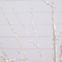 Nearly Natural Pre-Lit Artificial White Birch With 240 Color Changing Led Lights 4 Foot Pre-Lit Birch Christmas Tree