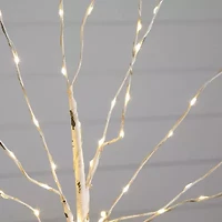 Nearly Natural 2ft Pre-Lit With 60 Warm White Led Lights Christmas Tree