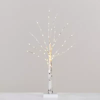 Nearly Natural 2ft Pre-Lit With 60 Warm White Led Lights Christmas Tree