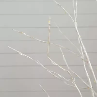 Nearly Natural 5ft Pre-Lit Artificial White Birch With 240 Warm White Led Lights 5 Foot Pre-Lit Birch Christmas Tree
