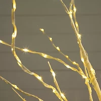 Nearly Natural 5ft Pre-Lit Artificial White Birch With 240 Warm White Led Lights 5 Foot Pre-Lit Birch Christmas Tree