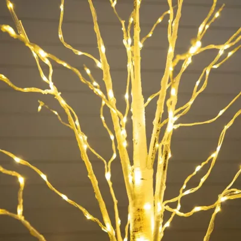 Nearly Natural 6ft Pre-Lit Artificial With 300 Warm White Led Lights Christmas Tree