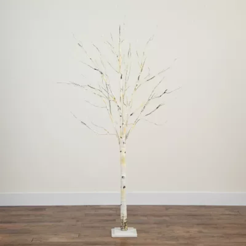 Nearly Natural 6ft Pre-Lit Artificial With 300 Warm White Led Lights Christmas Tree