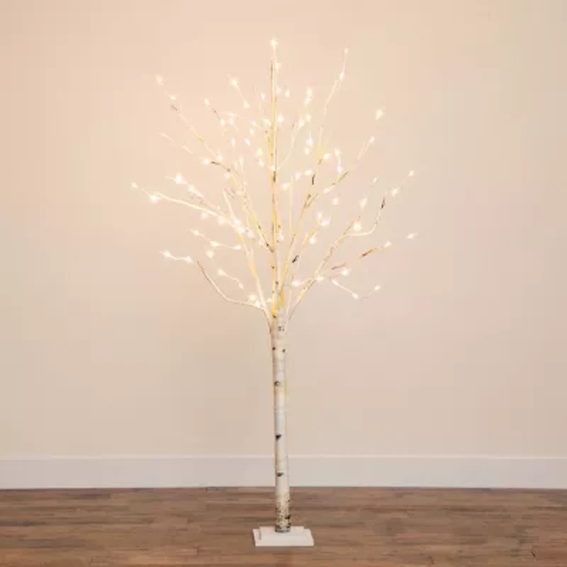 Nearly Natural 6ft Pre-Lit Artificial With 300 Warm White Led Lights Christmas Tree