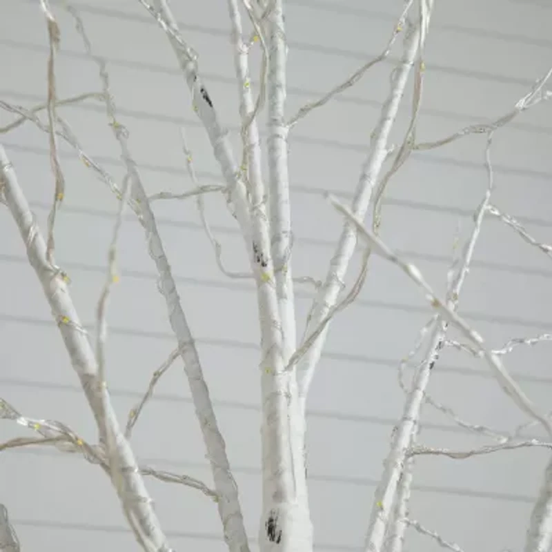 Nearly Natural 8ft Pre-Lit Artificial With 500 Warm White Led Lights Christmas Tree