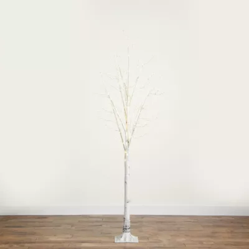 Nearly Natural 8ft Pre-Lit Artificial With 500 Warm White Led Lights Christmas Tree