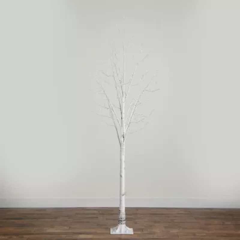 Nearly Natural 8ft Pre-Lit Artificial With 500 Warm White Led Lights Christmas Tree