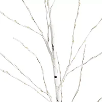 Nearly Natural 36in Pre-Lit Artificial White Birch Branches With 150 Warm White Led Lights 3 Foot Pre-Lit Birch Christmas Tree