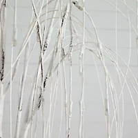 Nearly Natural Pre-Lit Artificial Weeping Willow  With 160 Warm White Led Lights 6 Foot Pre-Lit Willow Christmas Tree