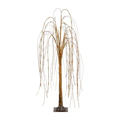 Nearly Natural 4ft Pre-Lit Artificial Willow  With 120 Warm White Led Lights 4 Foot Pre-Lit Willow Christmas Tree