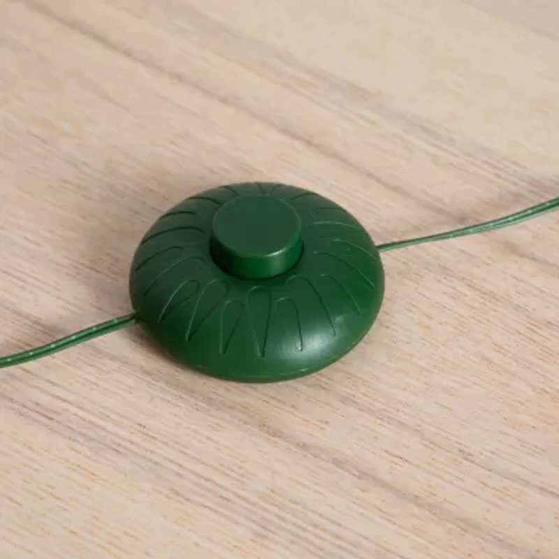 Nearly Natural Pre-Lit Artificial Flocked Woodland Fir  With 150 Warm White Led Lights 6 Foot Pre-Lit Flocked Fir Christmas Tree