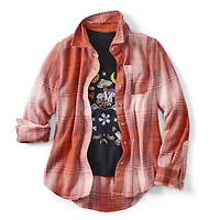 Thereabouts Little & Big Kid Girls Long Sleeve Cuffed Regular Fit Button-Down Shirt