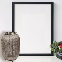 27.25'' Beach Day Contemporary Chic Extra Large Wire Woven Hurricane Pillar Candle Holder