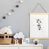 9.75'' Transparent Glass Pillar Candle Holder with Wooden Base