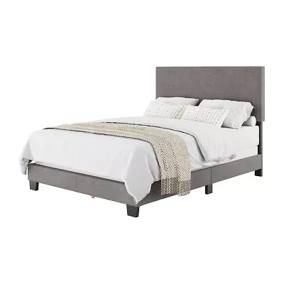 Modern Upholstered Rectangle Bed