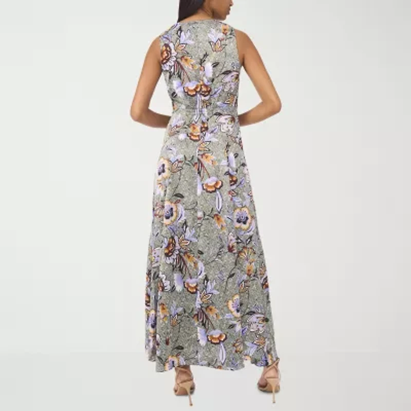 Sam And Jess Womens Sleeveless Floral Maxi Dress