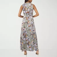Sam And Jess Womens Sleeveless Floral Maxi Dress