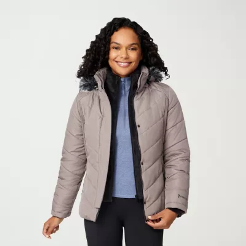 Free Country Womens Water Resistant Heavyweight Puffer Jacket