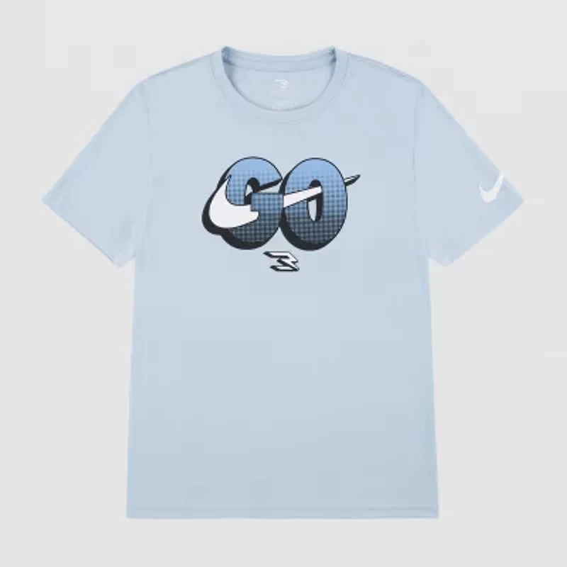Nike 3BRAND by Russell Wilson Big Kid Boys Crew Neck Short Sleeve T-Shirt