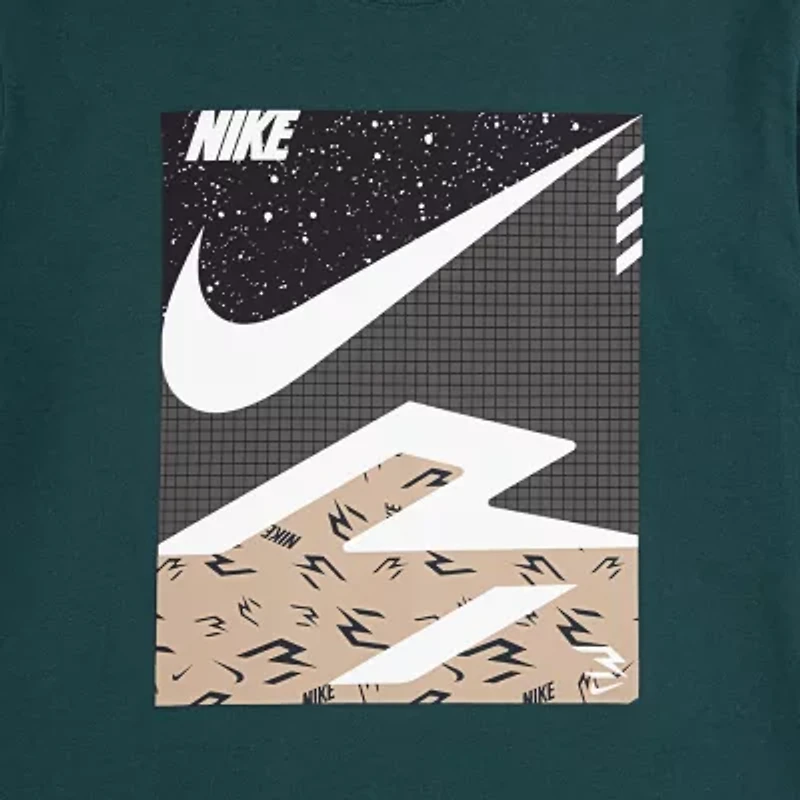 Nike 3BRAND by Russell Wilson Boys Crew Neck Short Sleeve Regular Fit Graphic T-Shirt