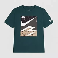 Nike 3BRAND by Russell Wilson Boys Crew Neck Short Sleeve Regular Fit Graphic T-Shirt