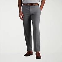 Haggar Cool Right Performance Flex Mens Straight Fit Flat Front Pant