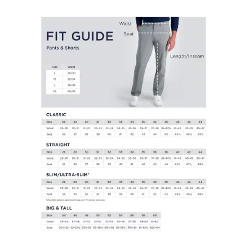 Haggar Cool Right Performance Flex Mens Straight Fit Flat Front Pant