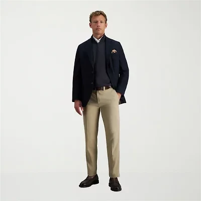 Haggar Cool Right Mens Straight Fit Flat Front Pant