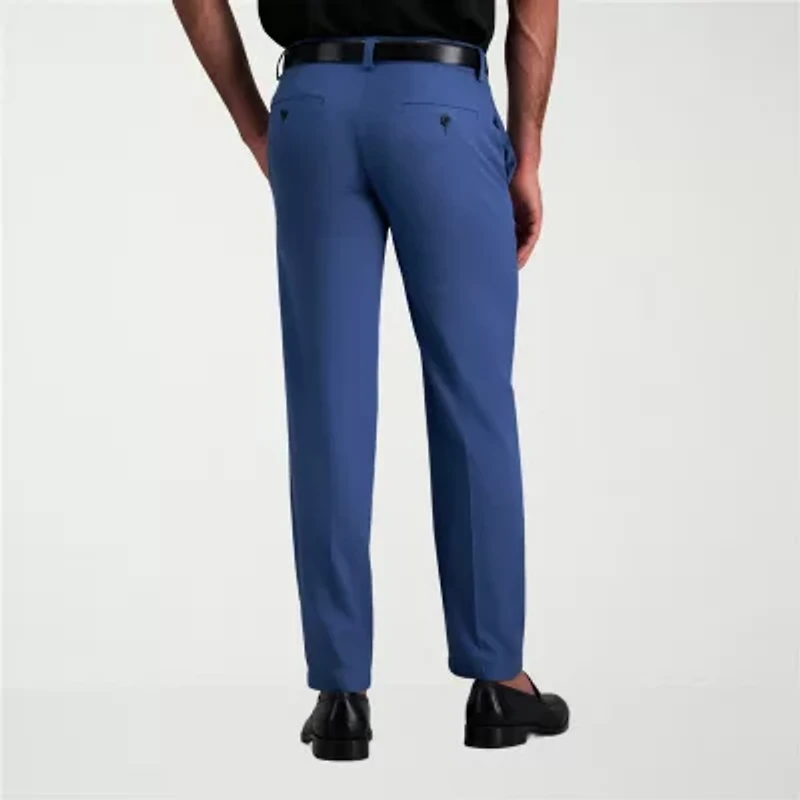 Haggar Mens Straight Fit Flat Front Pant